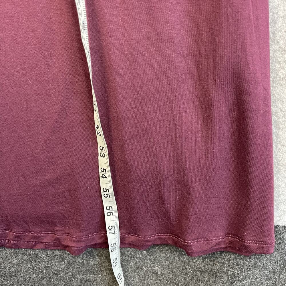 Soft Surroundings Isabetta Dress Womens Medium Purple Silk Stretch Maxi Flowy - Picture 7 of 14